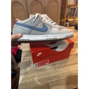 Nike Dunk Low QS Metalic Silver / Agean Storm size 10 2024